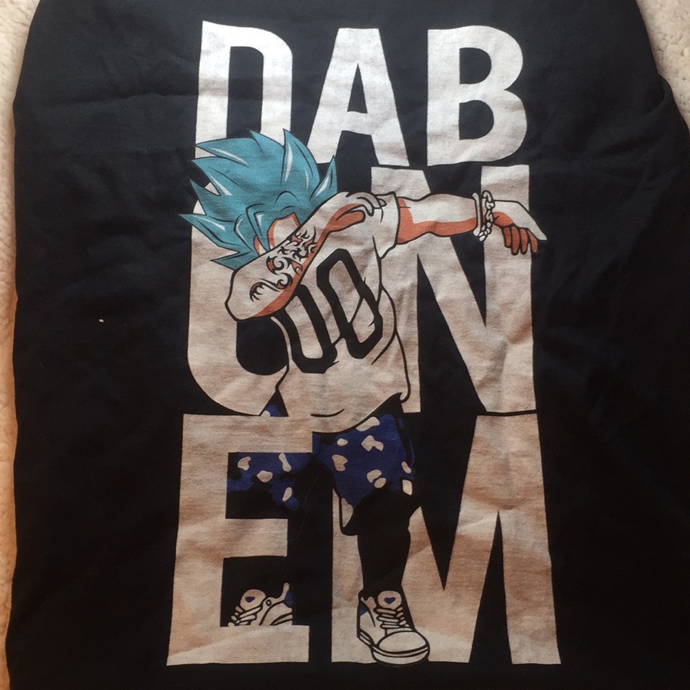 Dragon Ball Z Dab ON EM Tshirt DBZ Anime Nerd
